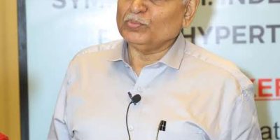 Dr CR Rawat addressing the media and press in Agra