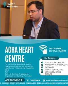 Dr. Rajat Rawat Cardiologist in Agra is known as the best heart specialist in Agra