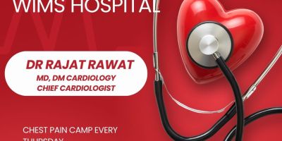 CHEST PAIN CAMP WIMS HOSPITAL EVERY THURSDAY- DR RAJAT RAWAT